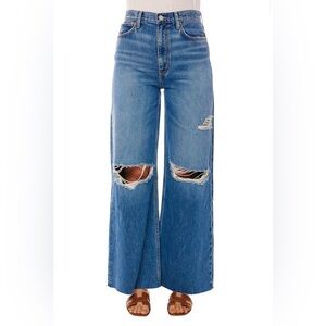 NWT ETICA Devon Wide Leg in Everglades Size 27 Destroyed